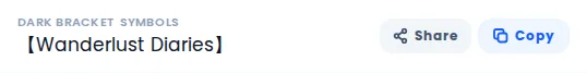Copy button next to a styled Instagram bio text